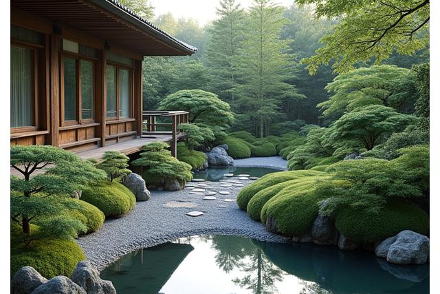 日本の美しい庭園